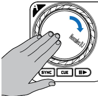 HERCULES DJCONTROL COMPACT - - SCRATCHER SUR UN MORCEAU - 4