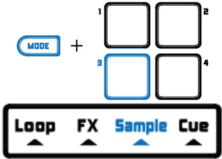 HERCULES DJCONTROL COMPACT - Accès au mode Sample - 1