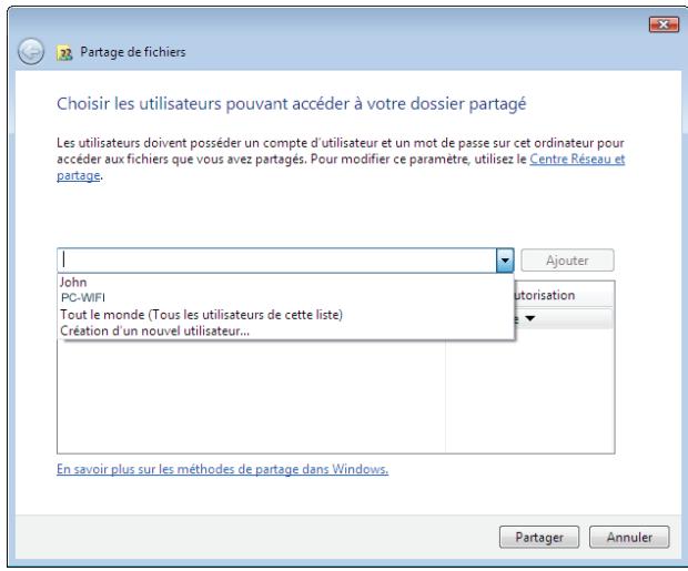 HERCULES EPLUG 200 HD - Windows 7: Mettre en partage des dossiers publics ou personnels - 2