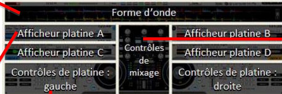 HERCULES VIRTUALDJ 7 LE - zones de contrôle des platines : gauche et droite - 2