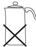 CLATRONIC EKI 3157 - Estes panelas não podem ser realizadas no fogão: - 2