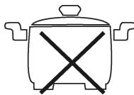 CLATRONIC EKI 3157 - Las siguientes cazuelas no se pueda emplear: - 3