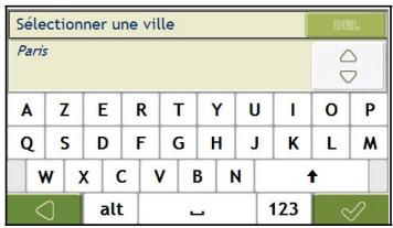 NAVMAN N40I - Cherchez la ville/zone - 1
