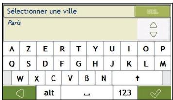 NAVMAN N40I - Cherchez la ville/zone - 1