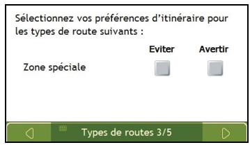 NAVMAN N40I - Types de routes 3 / 5 - 2