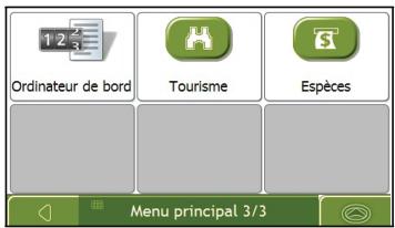 NAVMAN N40I - Écran Menu principal - 3