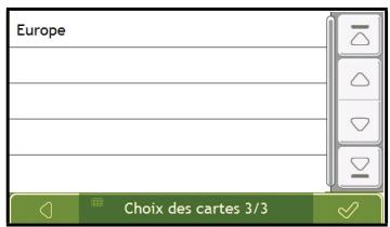 NAVMAN N40I - Choix des cartes 3/3 - 2