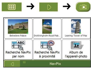 NAVMAN N40I - Comment se rendre à un photo géolocalisée NavPixTM? - 1