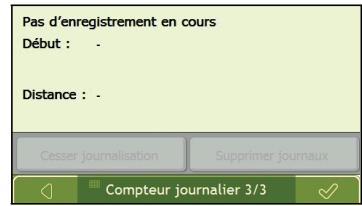 NAVMAN N40I - Comment consulter les journaux des déplacements ? - 13