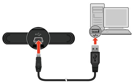 NAVMAN N40I - Charger la batterie via le cable USB (vendu séparément) - 1