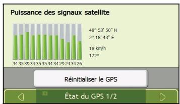 NAVMAN N40I - Etat du GPS - 2
