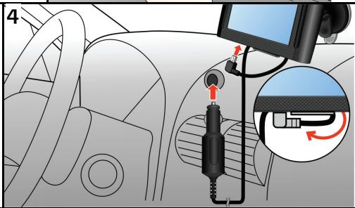 NAVMAN N40I - Installer la F45/F47M-Series dans un vehicule - 4