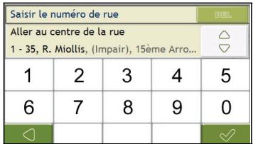 NAVMAN N40I - Cherchez le nom et le numero de rue - 2