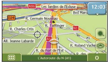 NAVMAN N40I - Comment éviter une zone ? - 1