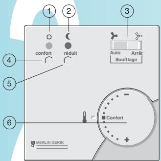 MERLIN GERIN REGAD1 SONDE - Thermostat d'ambiance (salon, sédentaire...) - 1