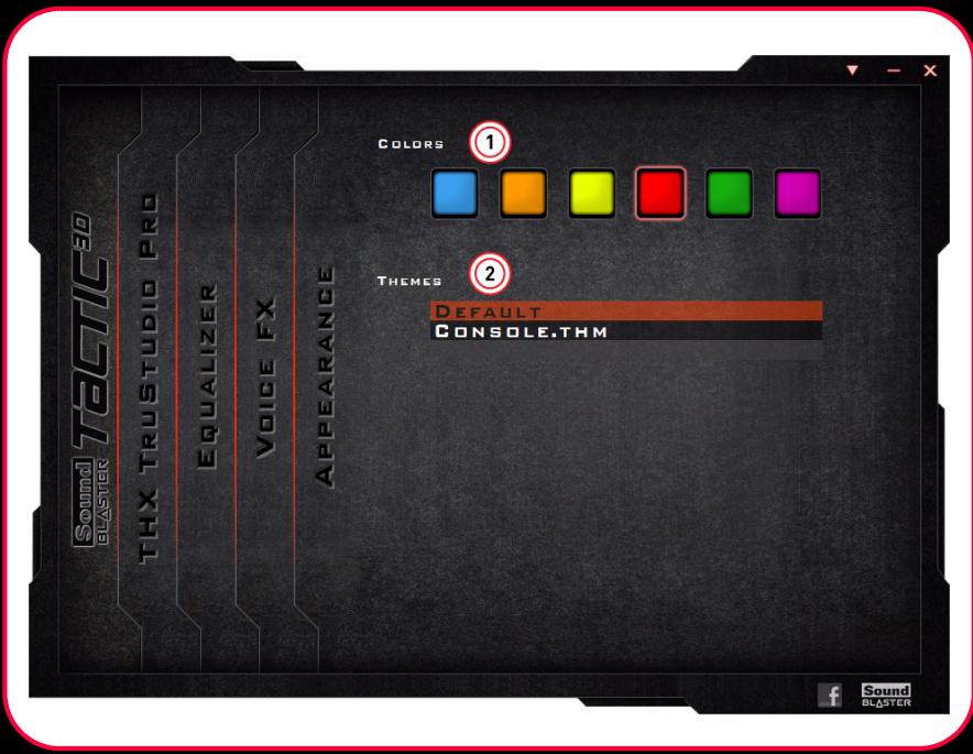 CREATIVE SOUND BLASTER TACTIC3D WRATH WIRELESS - Paramètres d'appareil - 1