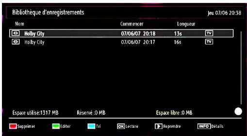 TECHWOOD TKF322016B - Regarder les programmes enregistrés - 1