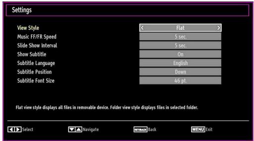 TECHWOOD TKF322016B - Media Browser Settings - 1