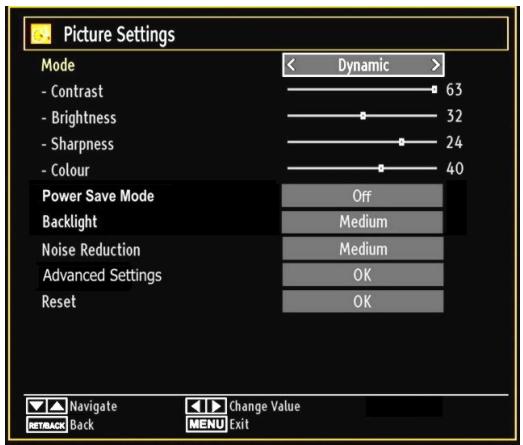 TECHWOOD TKF322016B - Configuring Picture Settings - 1