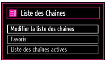 TECHWOOD TKF322016B - Gestion des chaînes : listes des chaînes - 1