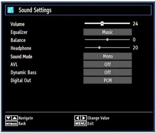 TECHWOOD TKF322016B - Configuring Sound Settings - 1