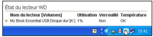 WESTERN DIGITAL MY BOOK FOR MAC - Vérification de l'état du lecteur - 1