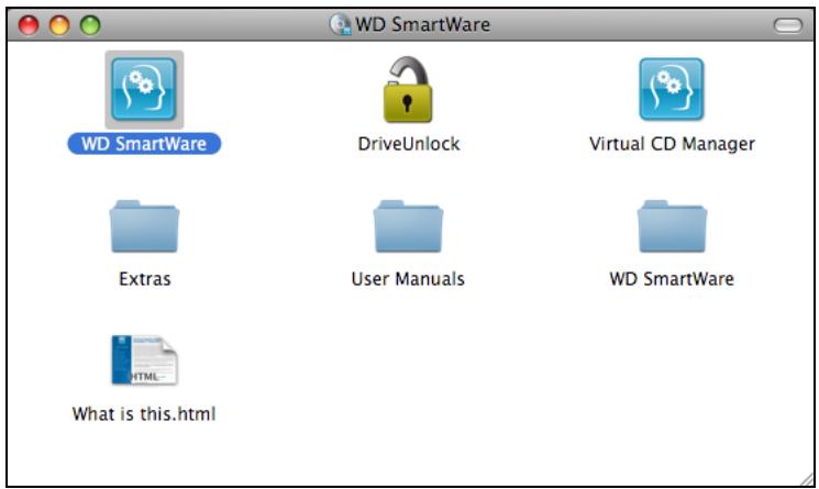 WESTERN DIGITAL MY BOOK FOR MAC - Installation du logiciel WD SmartWare - 1