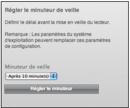 WESTERN DIGITAL MY BOOK FOR MAC - Réglage du minuteur de veille du lecteur - 1