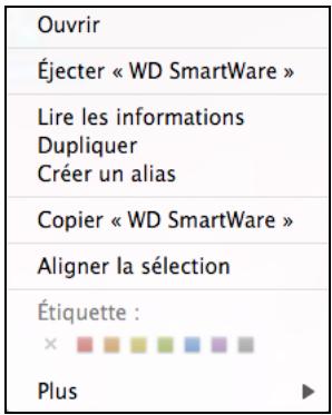 WESTERN DIGITAL MY BOOK FOR MAC - Par l'icône WD SmartWare - 4