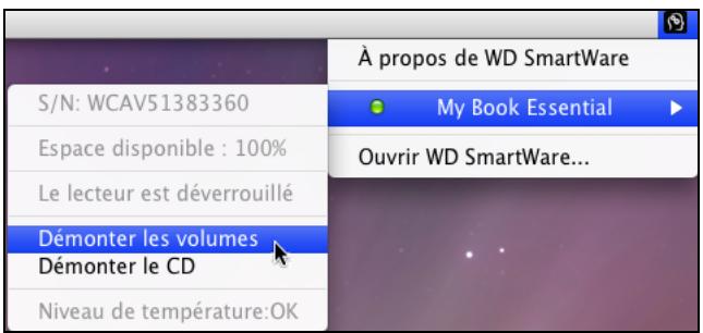 WESTERN DIGITAL MY BOOK FOR MAC - Par l'icône WD SmartWare - 1