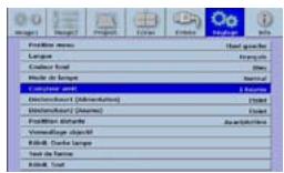 MITSUBISHI HC9000D - Réglage des menus: - 4
