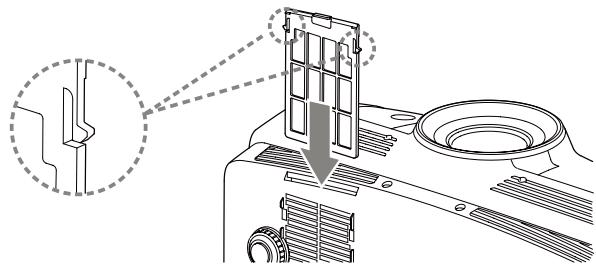 MITSUBISHI HC9000D - Nettoyage du filtre à air - 3