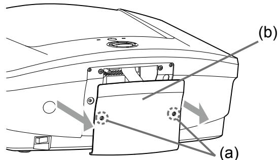 MITSUBISHI HC9000D - Remplacement de la lampe: - 1