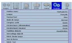MITSUBISHI HC9000D - Réglage des menus: - 2