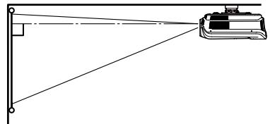 MITSUBISHI HC9000D - Projection avant, fixation au plafond - 1