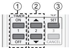 PANASONIC CU-E12PFE - Para ajustar el temporizador - 1