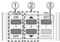 PANASONIC CU-E12PFE - Impostazione timer - 1