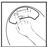 REMINGTON IPL 4000 - Préparer l'appareil pour le traitement - 1