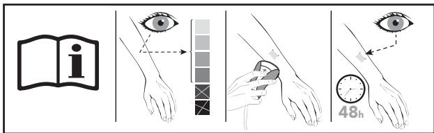 REMINGTON IPL 4000 - Testez l'appareil i-Light sur votre peau (fig. 5) - 1