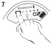 REMINGTON IPL 6000 - Treat desired area(s) with the i-Light device - 1