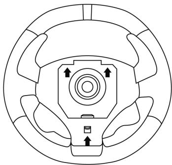 THRUSTMASTER FERRARI WIRELESS F430 COCKPIT - FIXACAO DO ARO DO VOLANTE A BASE - 2