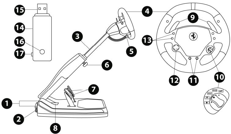 THRUSTMASTER FERRARI WIRELESS F430 COCKPIT - 1