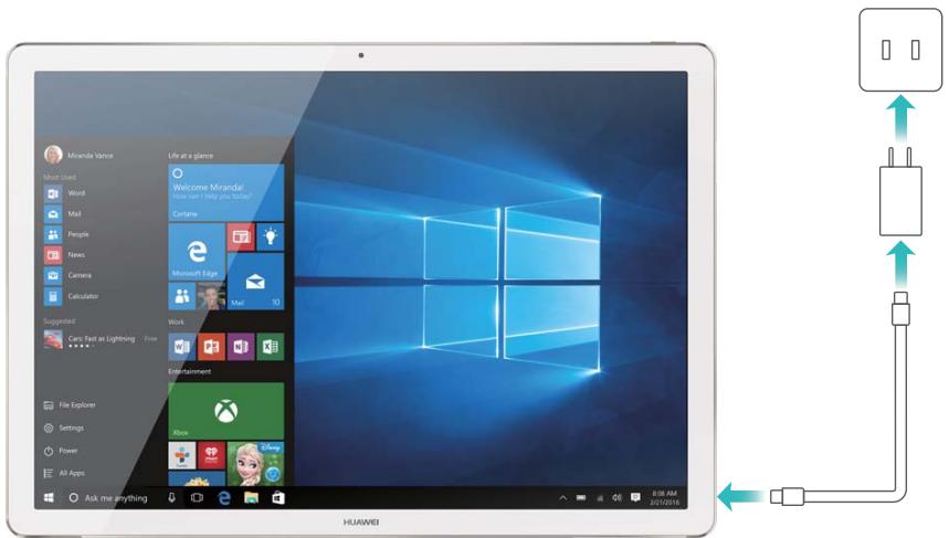 HUAWEI MATEBOOK M5 - Charge de votre HUAWEI MateBook - 1