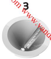 DOMO MY SPIRELLI DO9172SP - Tres cono portacuchillas sociales - 3