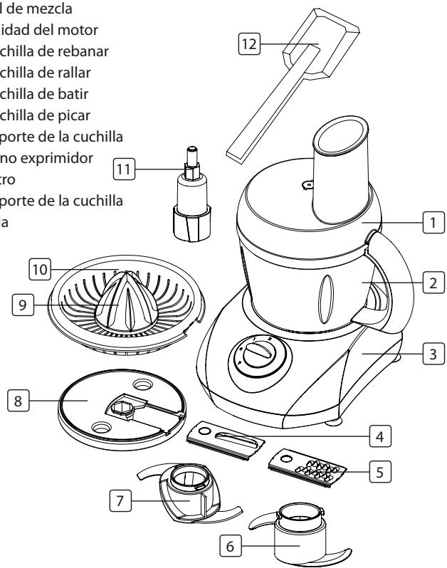TRISTAR MX-4142 - DESCRIPCION DE LAS PIEZAS - 1