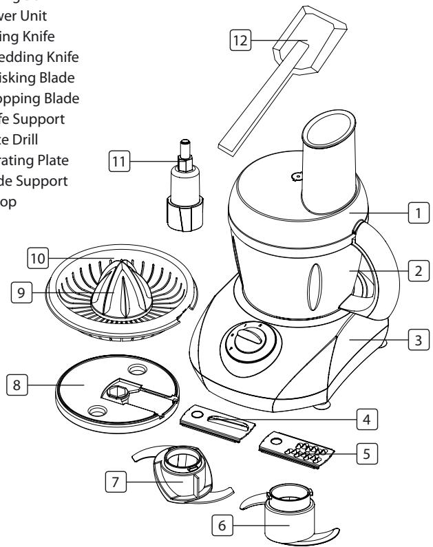 TRISTAR MX-4142 - PARTS DESCRIPTION - 1
