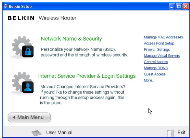 BELKIN SHARE MODEM ROUTEUR SANS FIL #F7D3402ED - Outils et paramètres avancés - 1