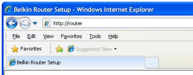 BELKIN SHARE MODEM ROUTEUR SANS FIL #F7D3402ED - Installation manuelle à l'aide du navigateur - 1