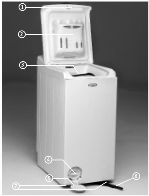 LADEN EV1297 - DESCRIPTION DU LAVE-LINGE - 1
