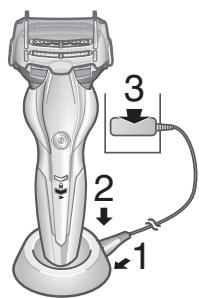 PANASONIC ESST3N - Aufladung mit der Ladestation - 1